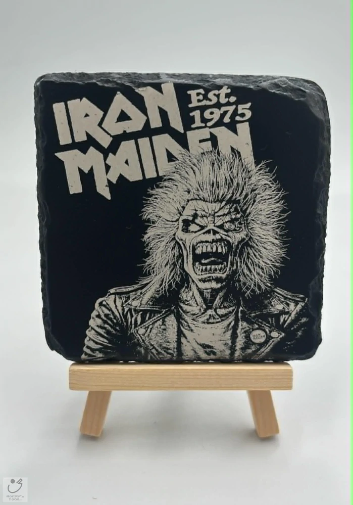 Podtácek břidlice Iron Maiden est.1975