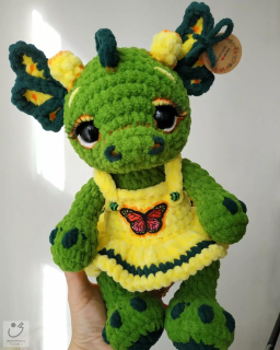 Dráček Nu. 1 pletená hračka